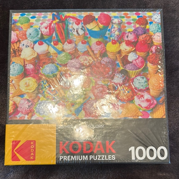 Kodak 1000 Piece Colorful Ice Cream Puzzle - Picture 1 of 4